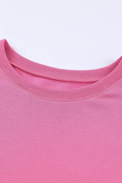 Hazel Blues® | Side Slit Drop Shoulder Sweatshirt