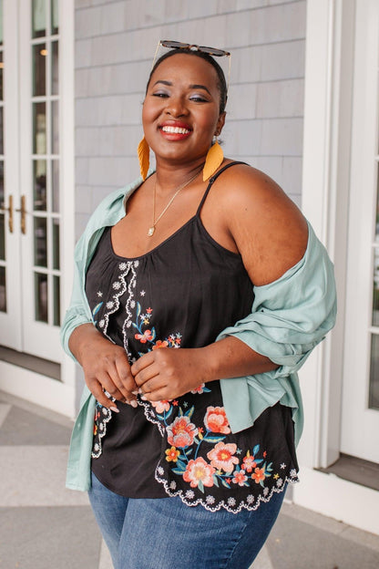 Hazel Blues® | Unwavering Confidence Blouse in Light Blue