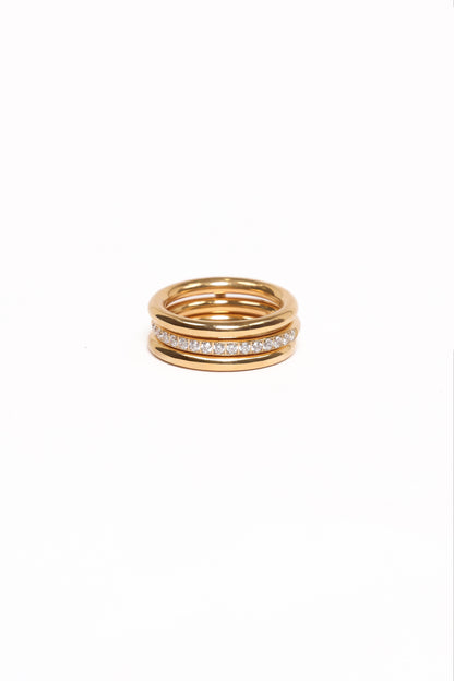 Domitia Ring Set - Gold
