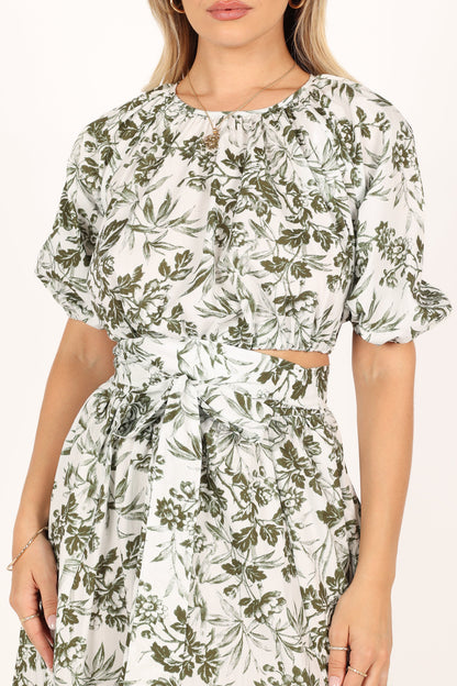 Delilah Set - Green Floral